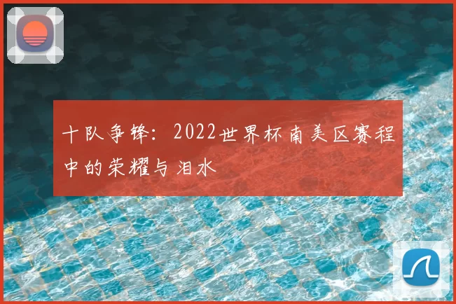 十队争锋：2022世界杯南美区赛程中的荣耀与泪水