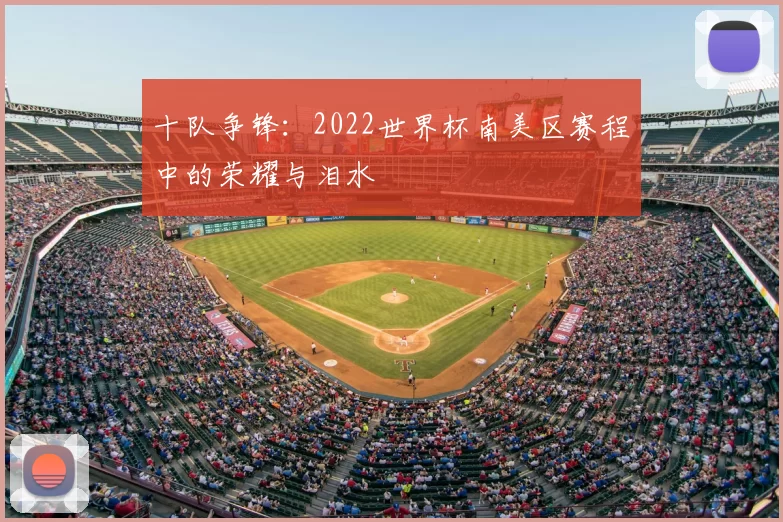 十队争锋:2022世界杯南美区赛程中的荣耀与泪水